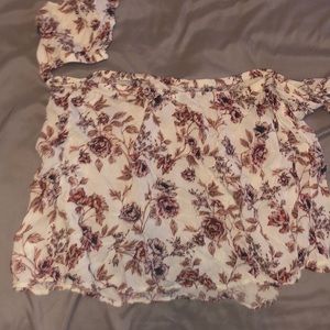 Off the Shoulder Floral Top